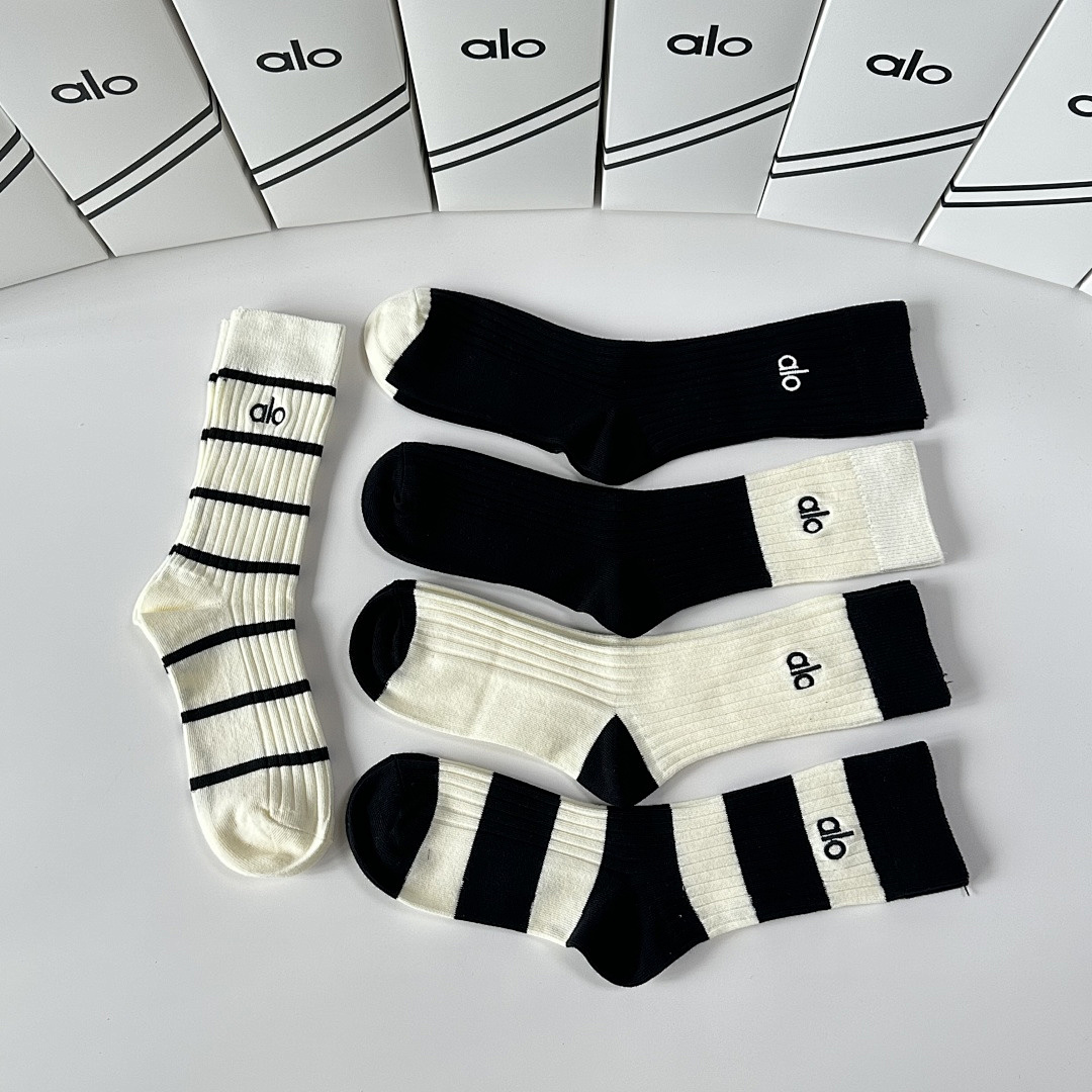 Alo Yoga Half-Crew Understated Sock · G1B1 — תמונה 13