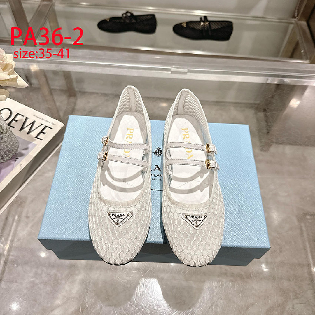 Prada Mary Jane Mesh Ballerina · PA36 — תמונה 4