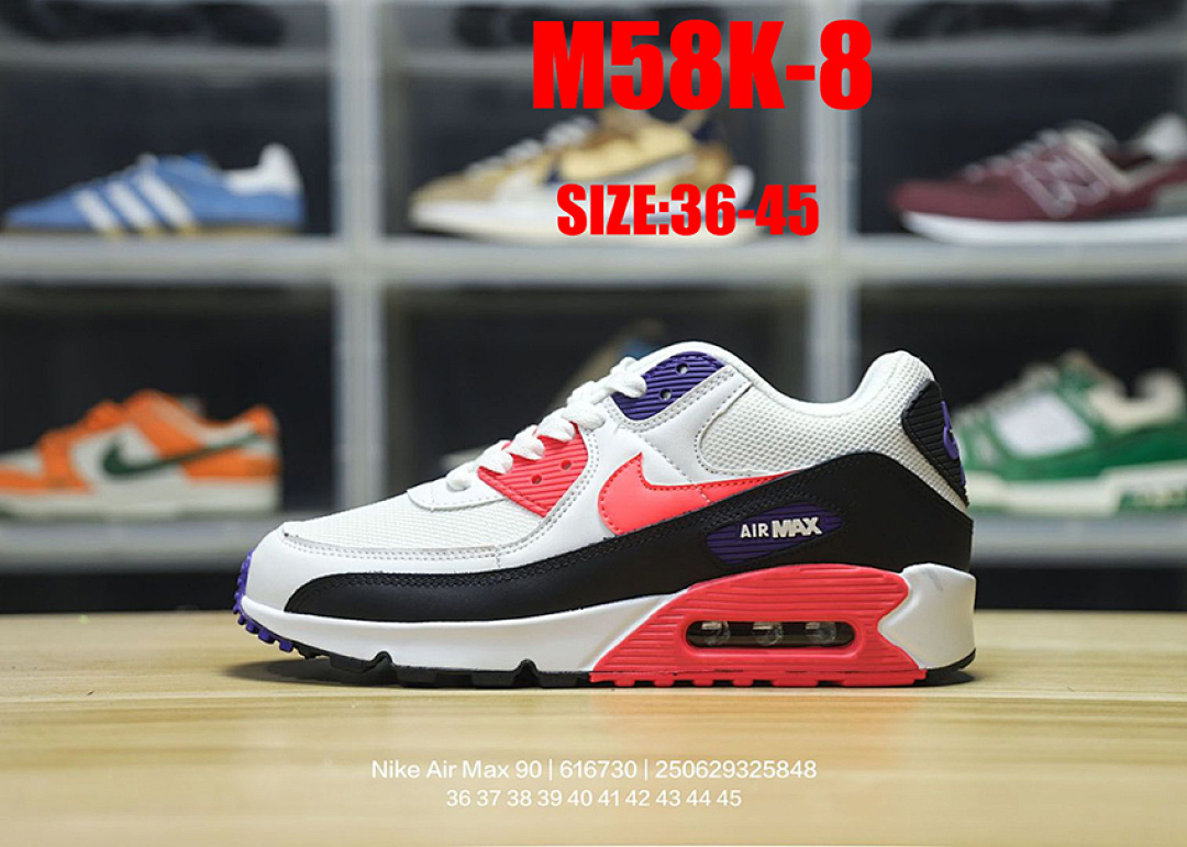 Nike Air Max 90 Leopard Pink · M58K — תמונה 18