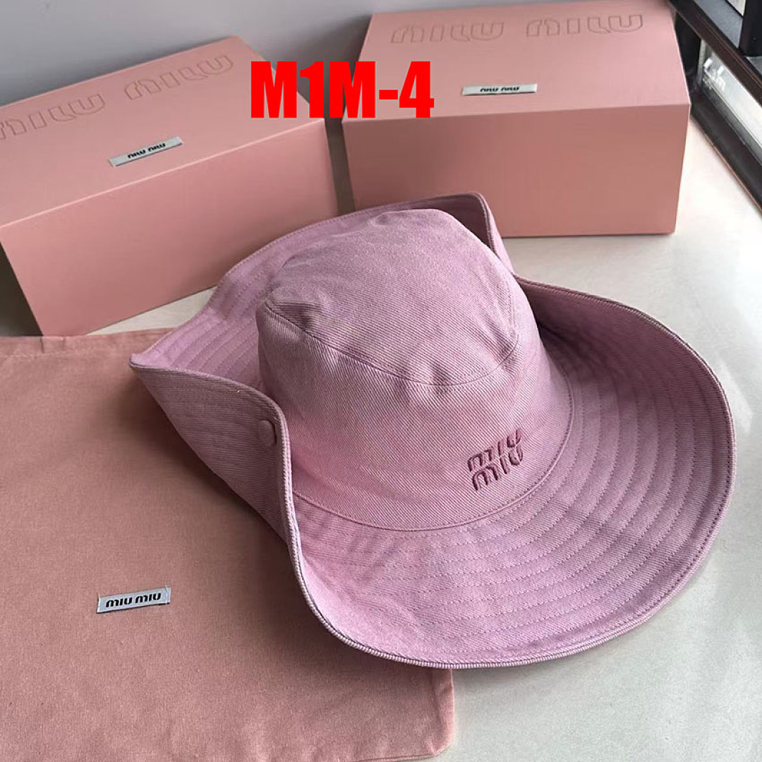 Miu Miu Denim Bucket Hat · M1M — תמונה 9