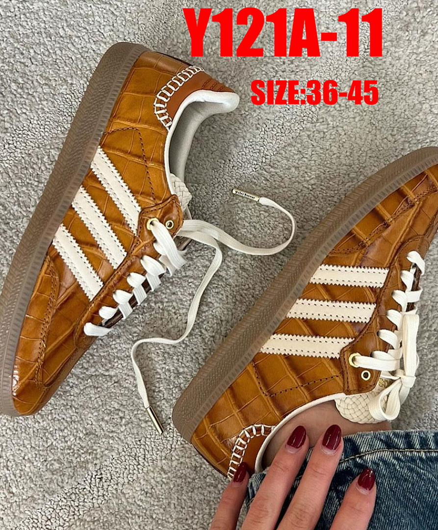 Adidas Samba Wales Bonner Brown Croc · Y121A — תמונה 7
