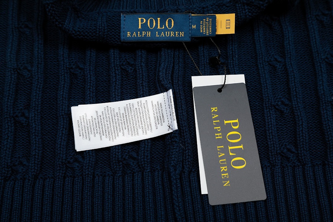 Ralph Lauren Cable-Knit Short Sleeve Sweater · KRF8 — תמונה 19