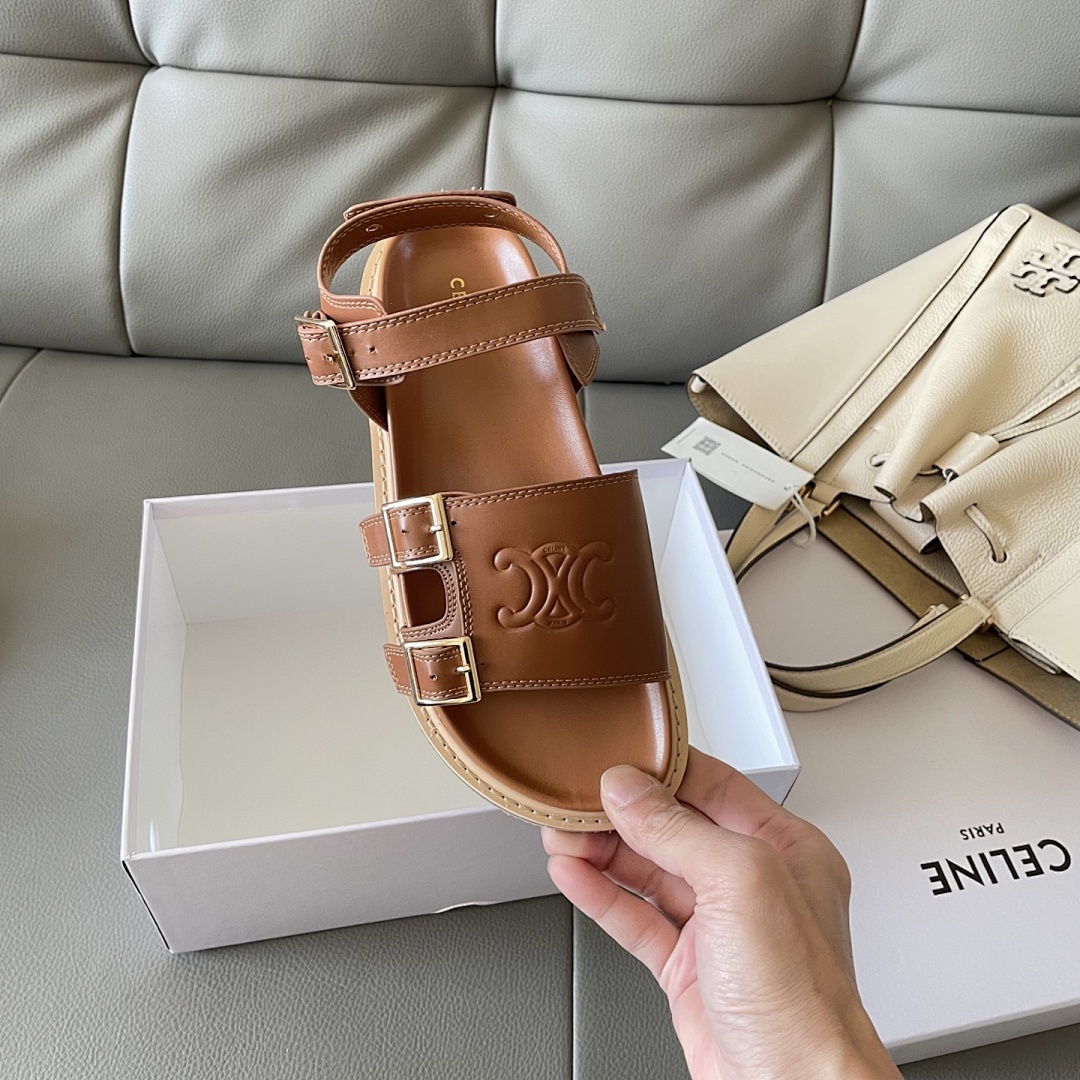 CELINE Maud Sandal Triomphe · Y166C — תמונה 8