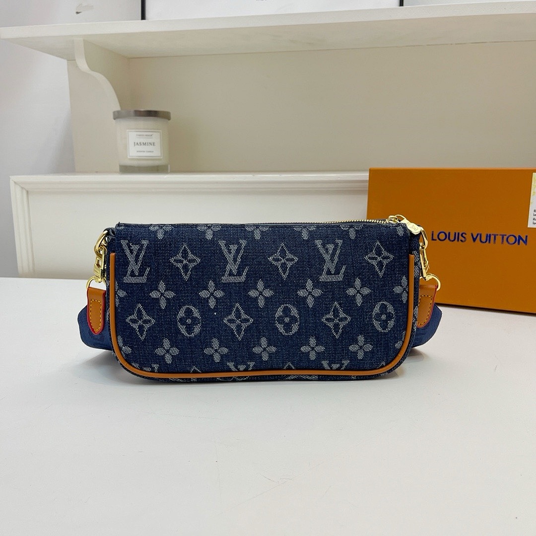 Louis Vuitton Multi Pochette Accessoires Monogram Denim · Y35V — תמונה 4