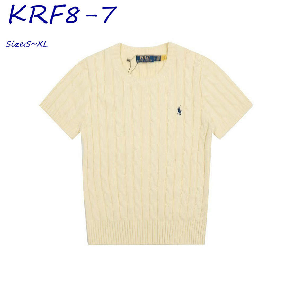 Ralph Lauren Cable-Knit Short Sleeve Sweater · KRF8 — תמונה 11