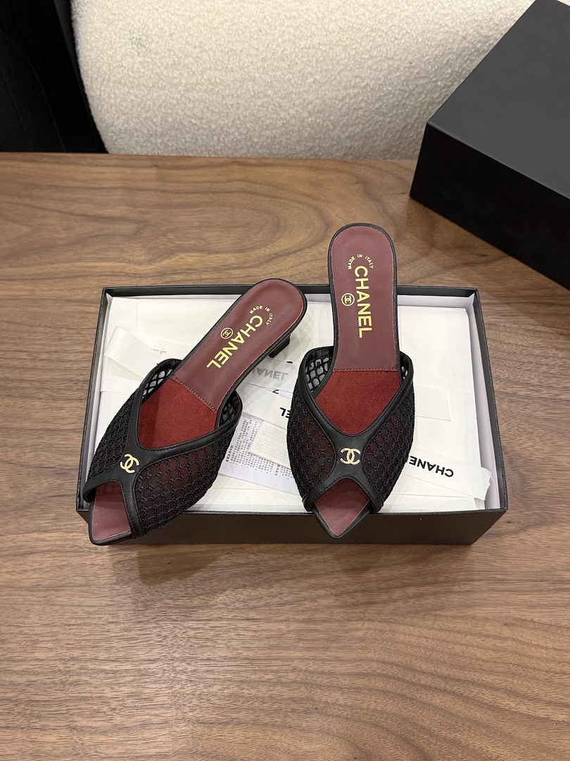 Chanel Mesh Mules · X71R — תמונה 16