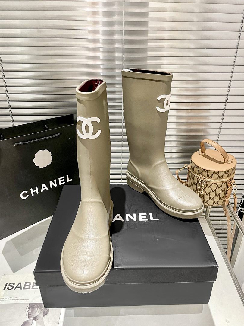 Chanel Caoutchouc CC High Boots · H3H — תמונה 3