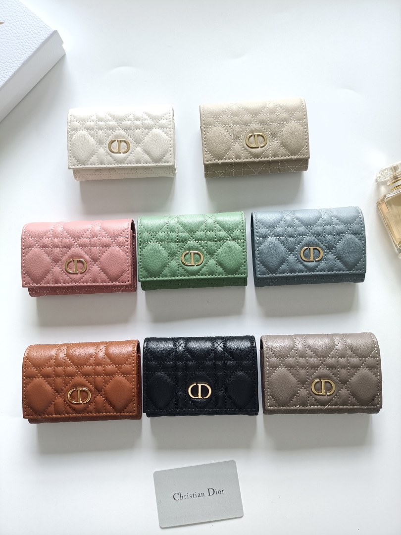 Dior Caro Glycine Wallet · D12R — תמונה 2