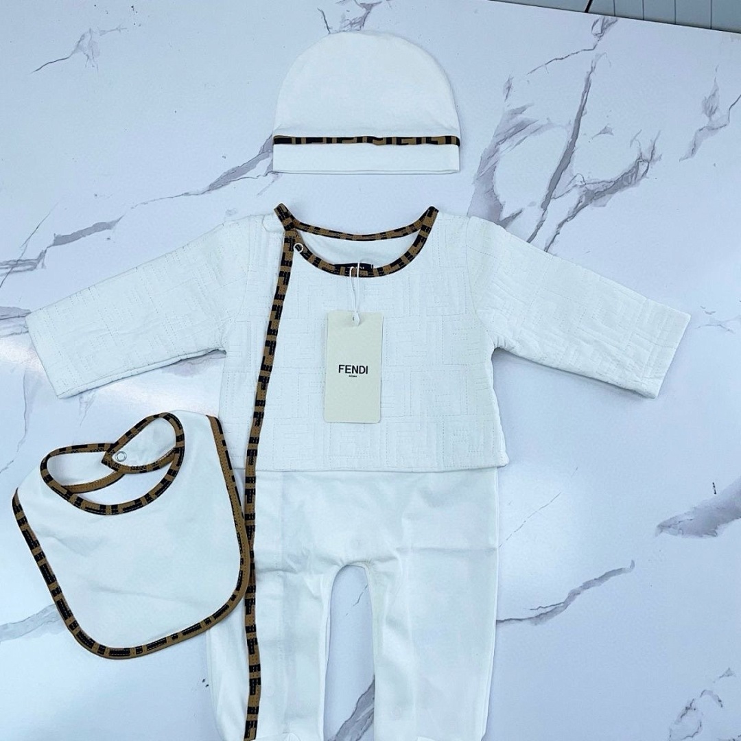Gucci Baby cotton one-piece with Web · G5B7 — תמונה 7
