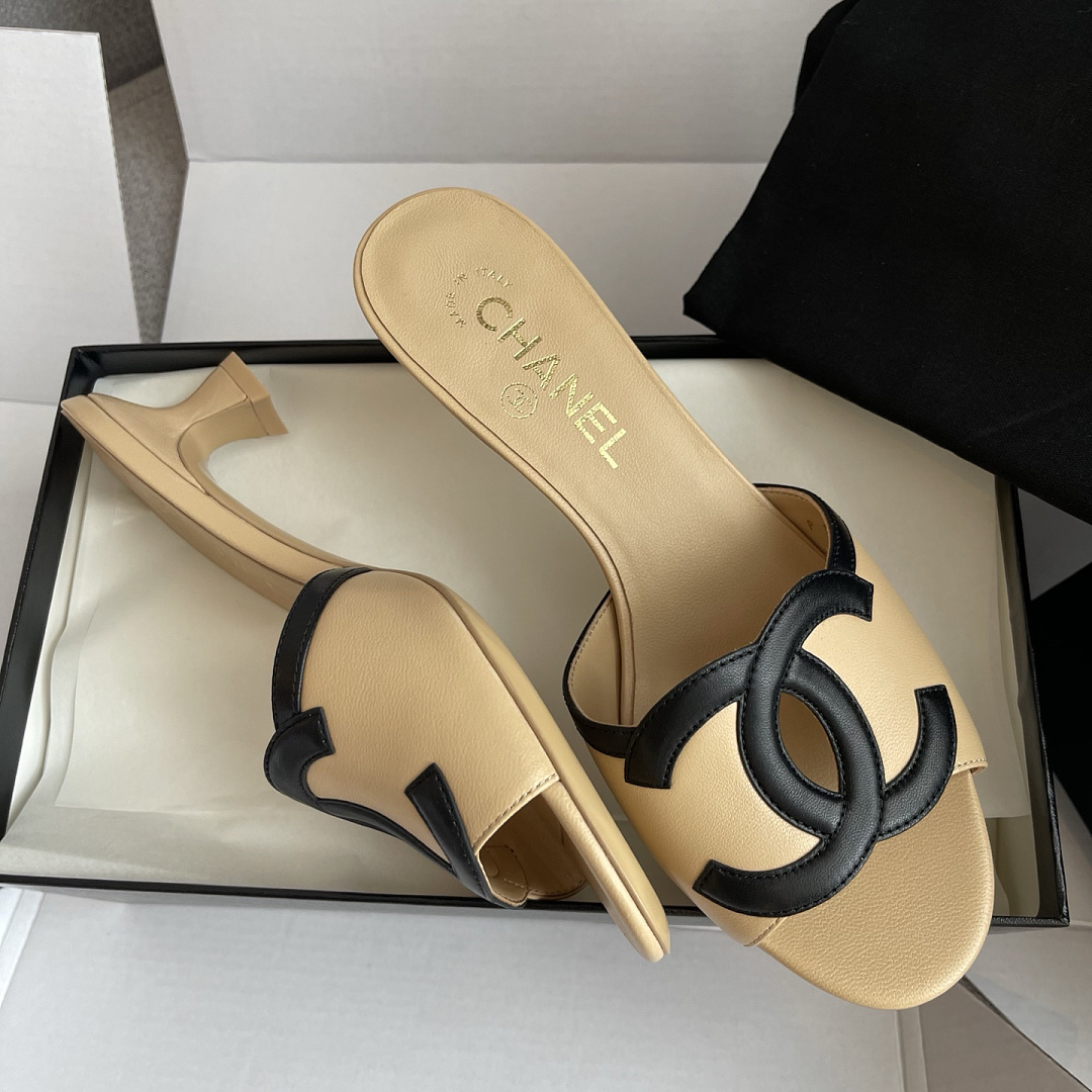 SS25 Chanel Kitty Heel Sandals 76$ — תמונה 6