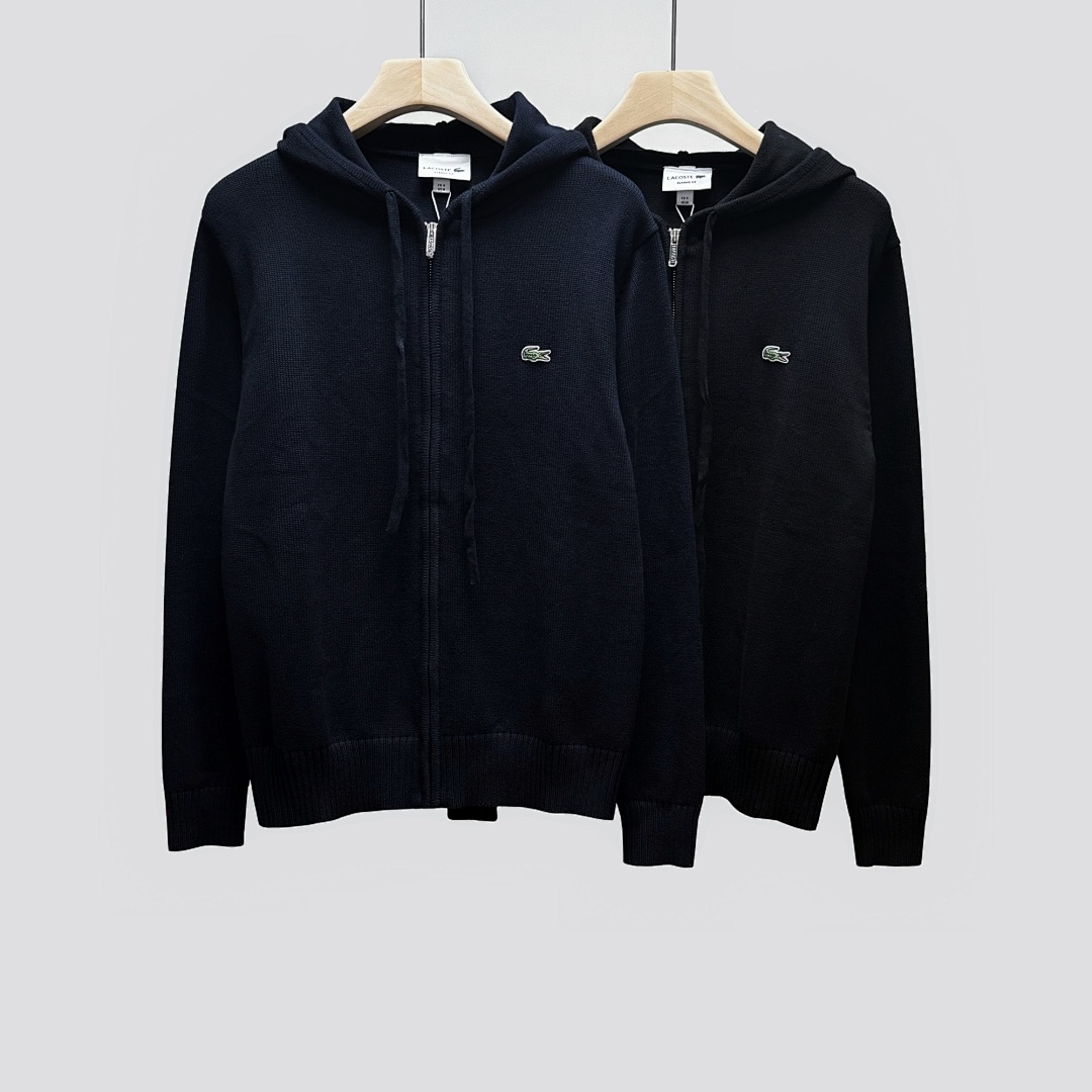 Lacoste Zip-Up Fleece Hoodie · D3F2