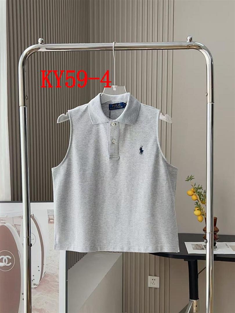 Ralph Lauren Sleeveless Cotton Blend Piqué Polo · KY59 — תמונה 5
