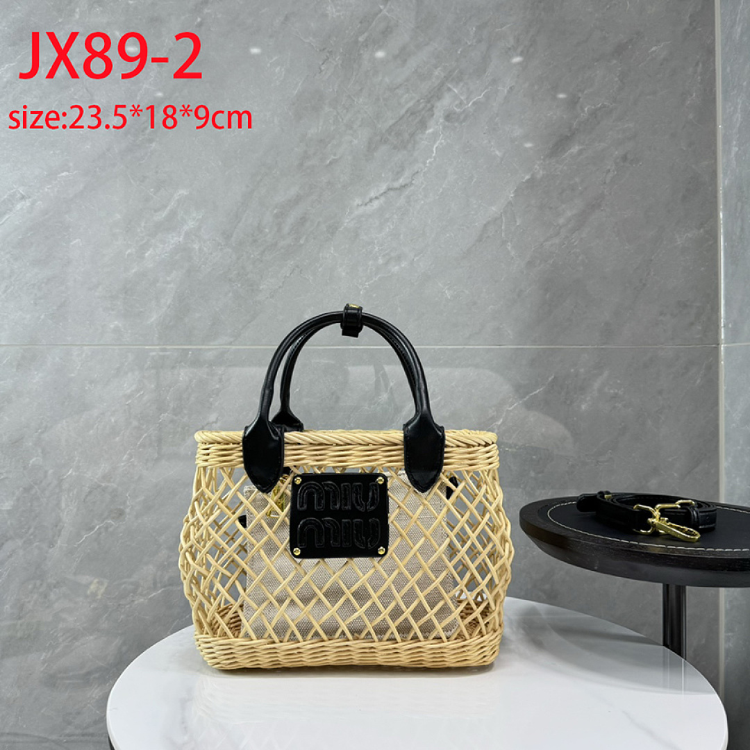 Miu Miu Rattan Top Handle Bag · JX89 — תמונה 2