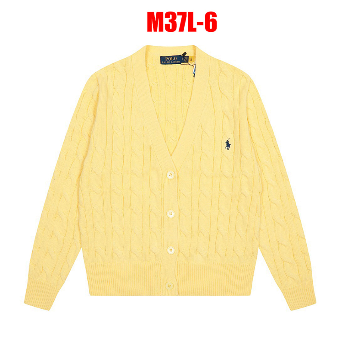 Polo Ralph Lauren Cable-Knit Wool-Cashmere Cardigan · M37L — תמונה 8