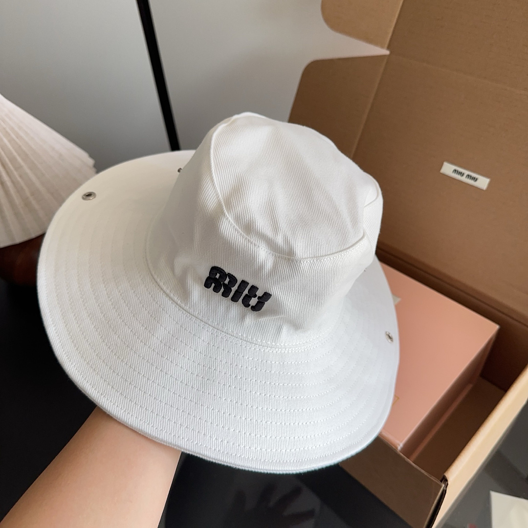 Miu Miu Denim Bucket Hat · M1M — תמונה 4