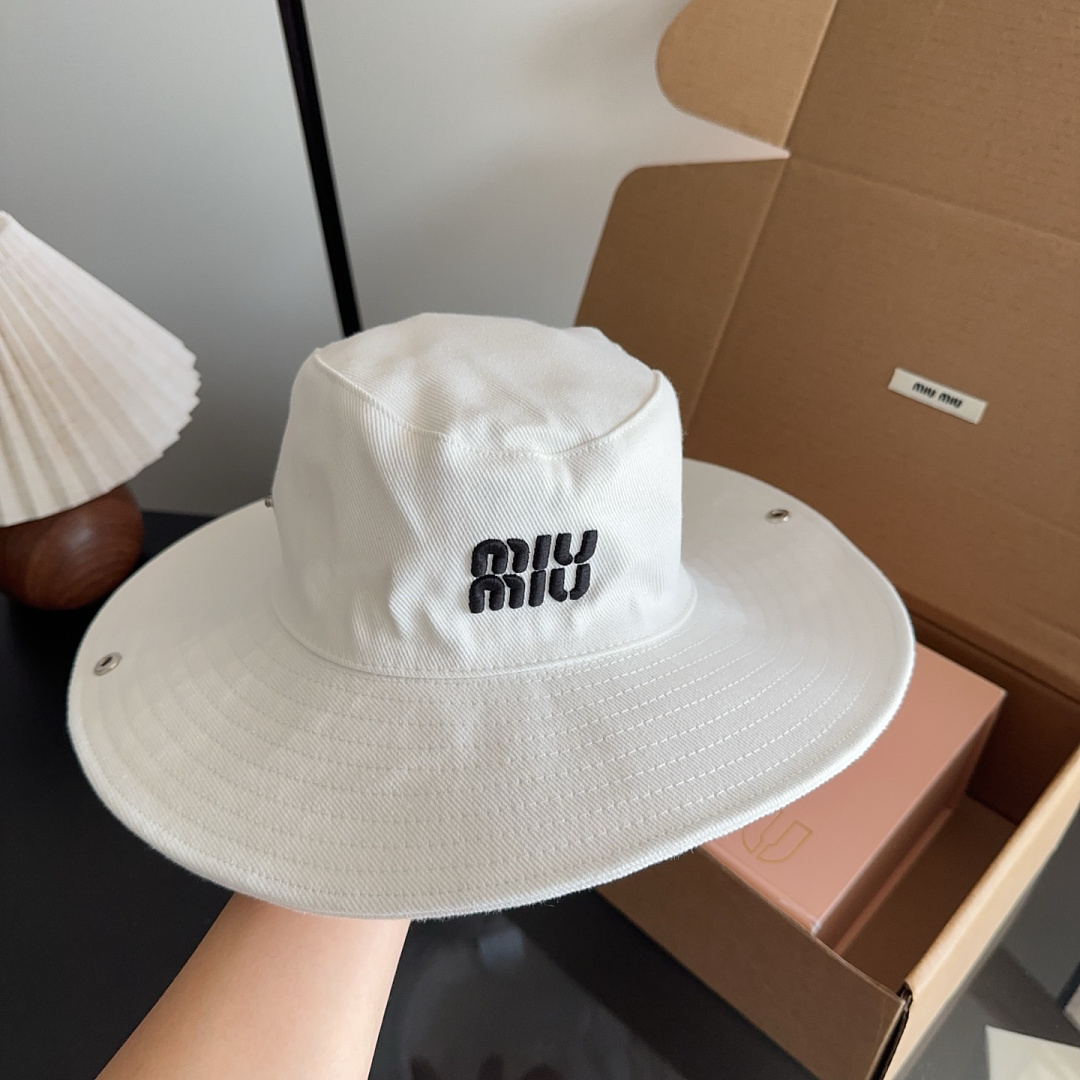 Miu Miu Denim Bucket Hat · M1M — תמונה 2