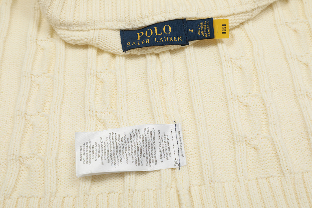 Polo Ralph Lauren Cable-Knit Quarter-Zip Sweater · E666 — תמונה 25