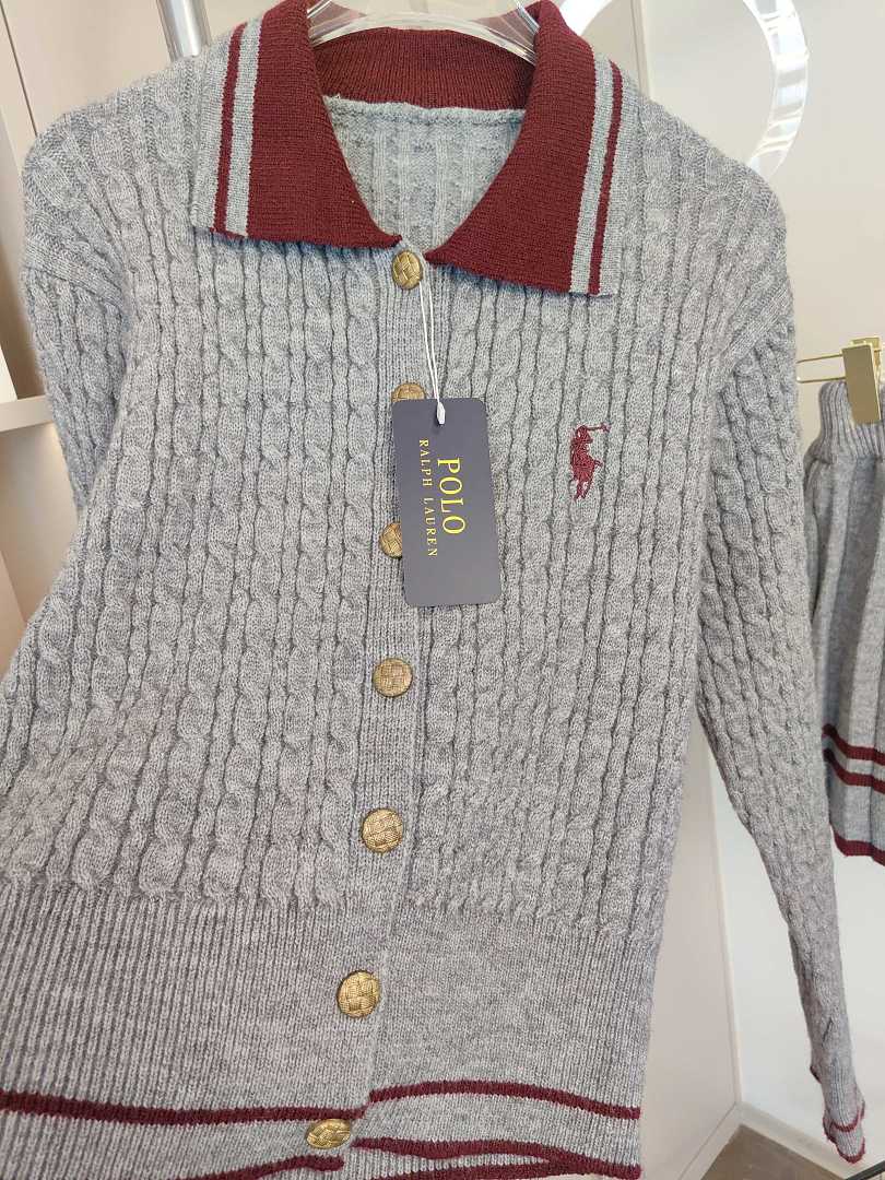 Ralph Lauren — סט קרדיגן וחצאית · 954F — תמונה 7