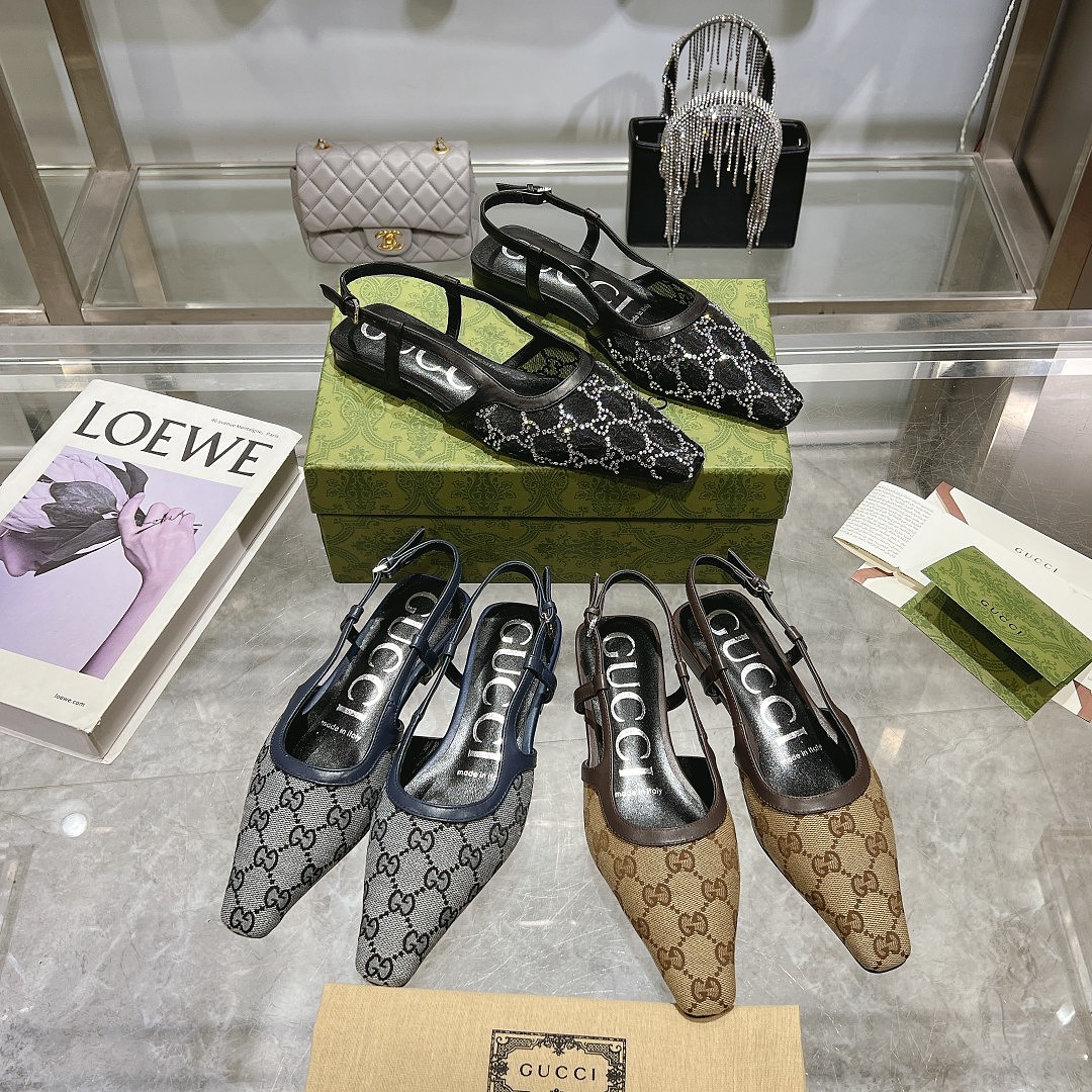 Gucci GG Canvas Slingback · SSS9 — תמונה 6