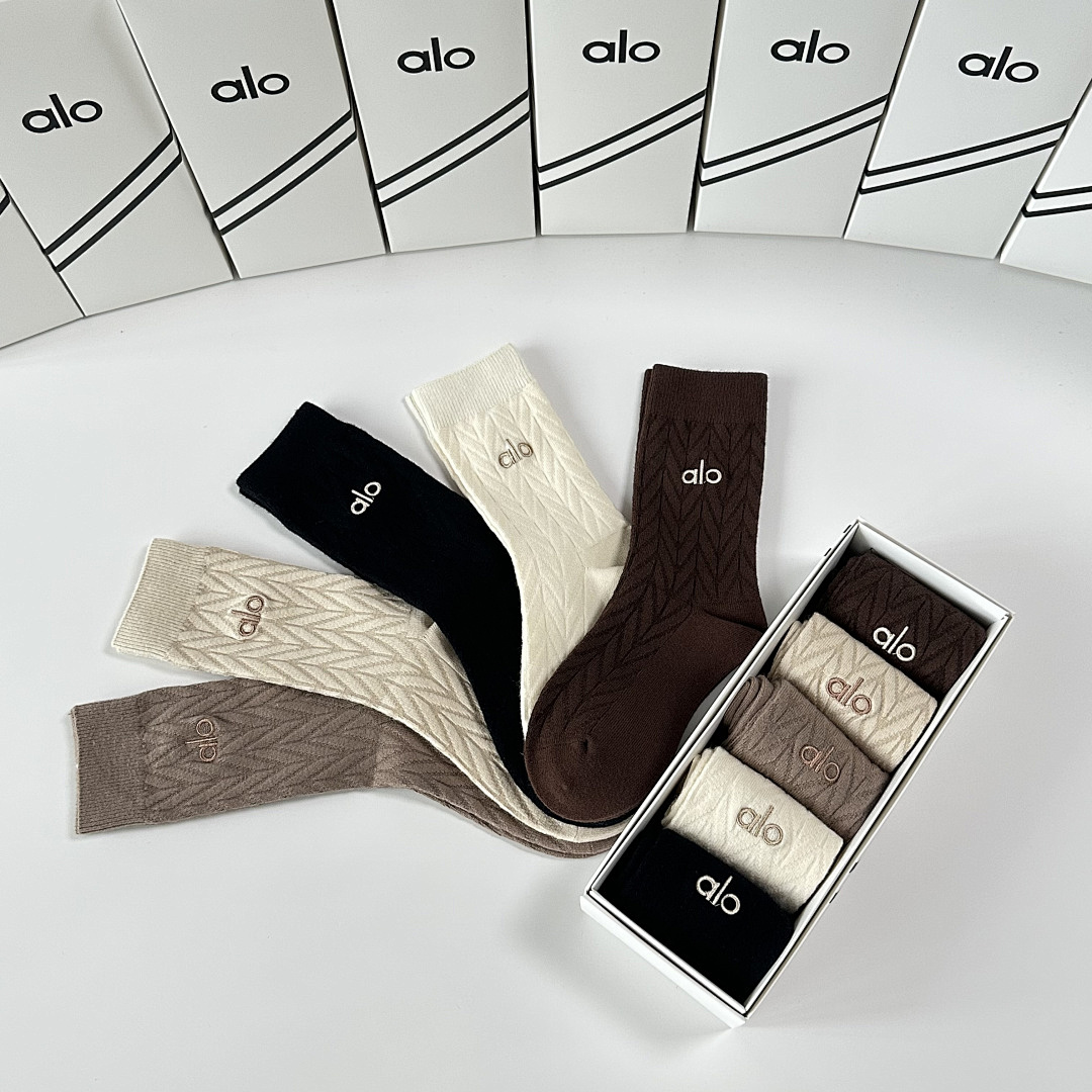Alo Yoga Half-Crew Understated Sock · G1B1 — תמונה 4