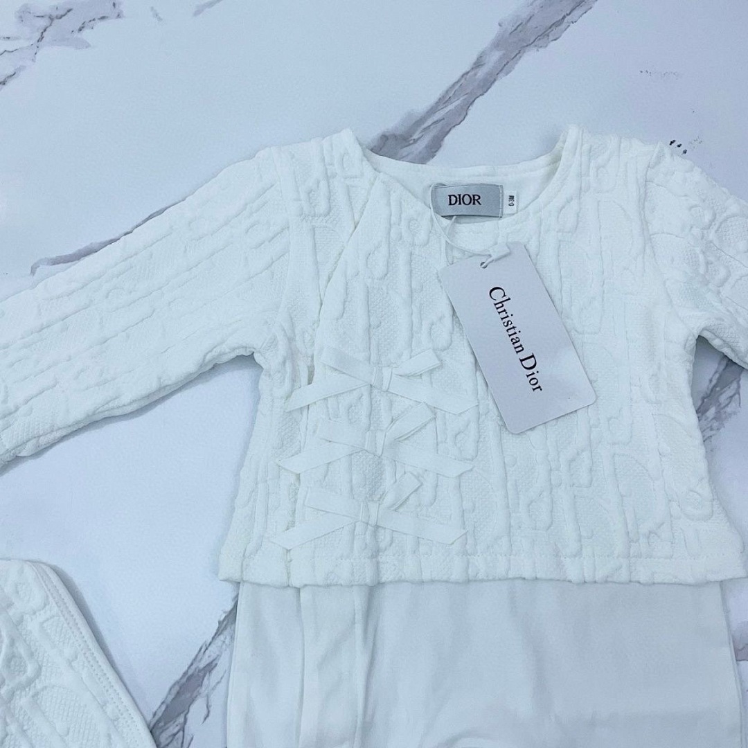 Gucci Baby cotton one-piece with Web · G5B7 — תמונה 6