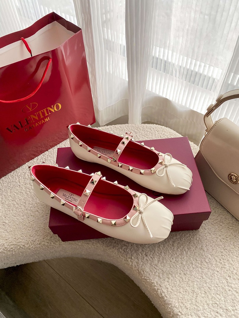 Valentino Rockstud Mary-Jane Ballerina · JZ62 — תמונה 13