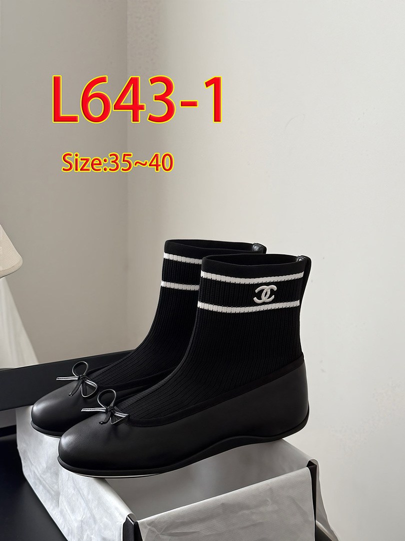 Chanel Sock Sneakers · L643 — תמונה 13