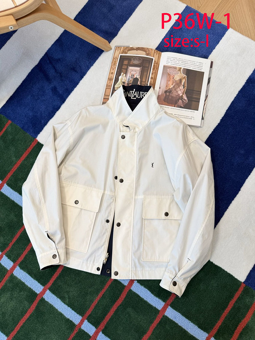 Saint Laurent Cassandre Reversible Work Jacket · P36W
