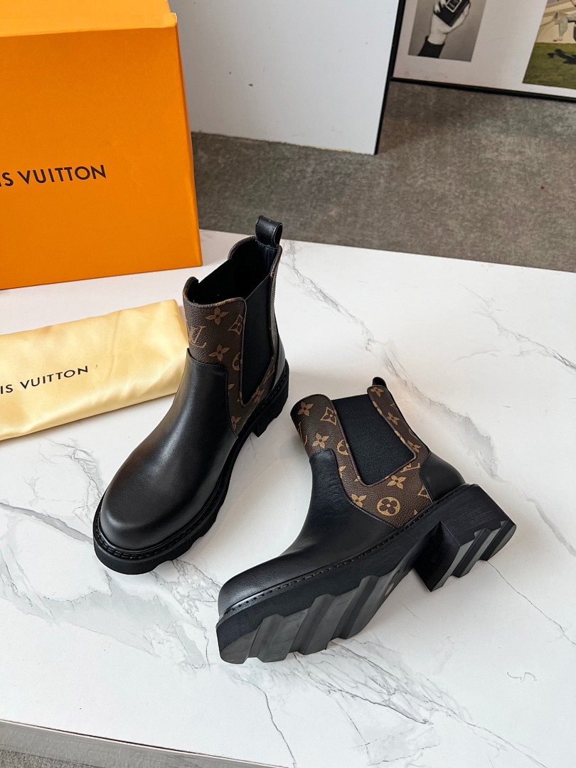Louis Vuitton Beaubourg Chelsea Ankle Boot · M23L — תמונה 9