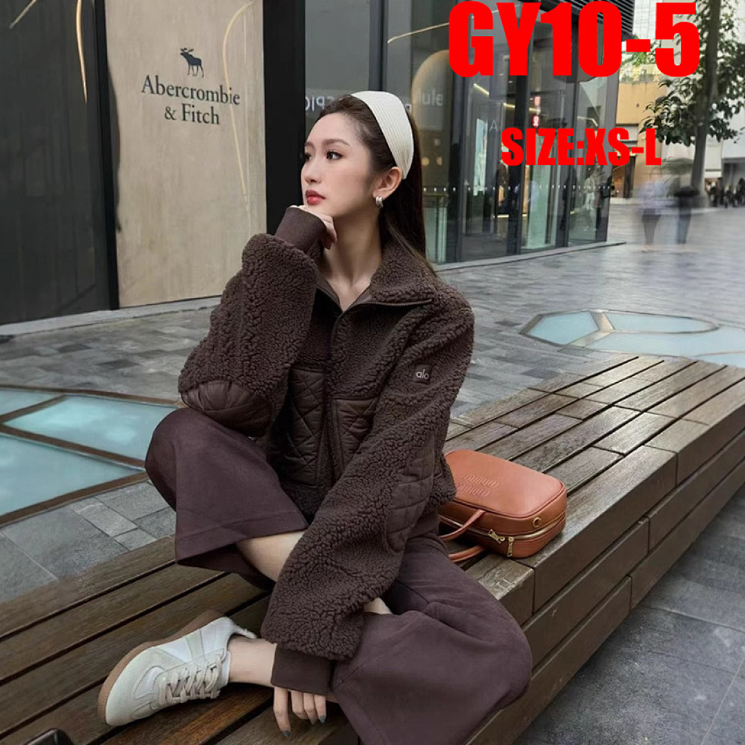 Alo Yoga Sherpa Edge Bomber · GY10 — תמונה 2