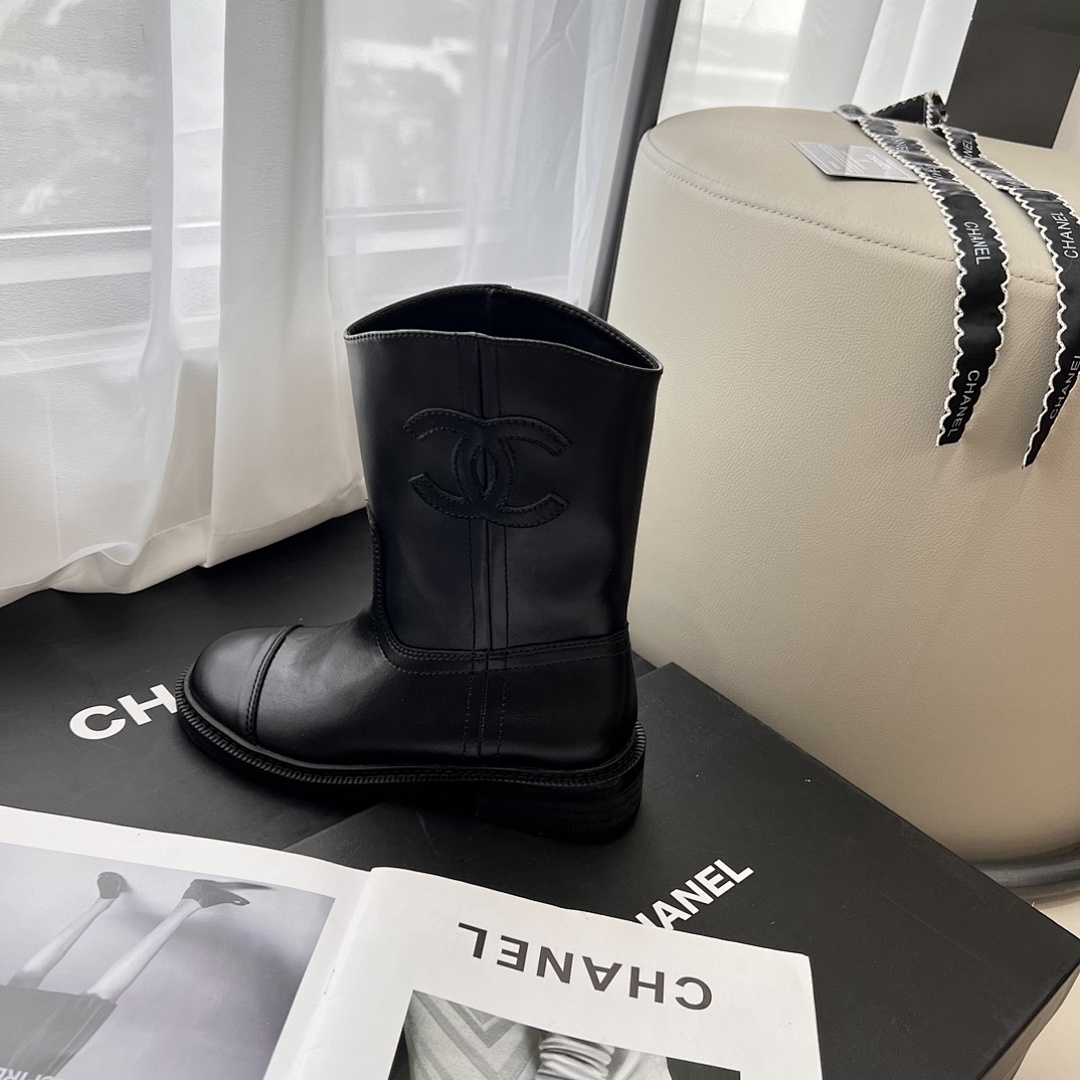 Chanel CC Riding Boots · Y60C — תמונה 4