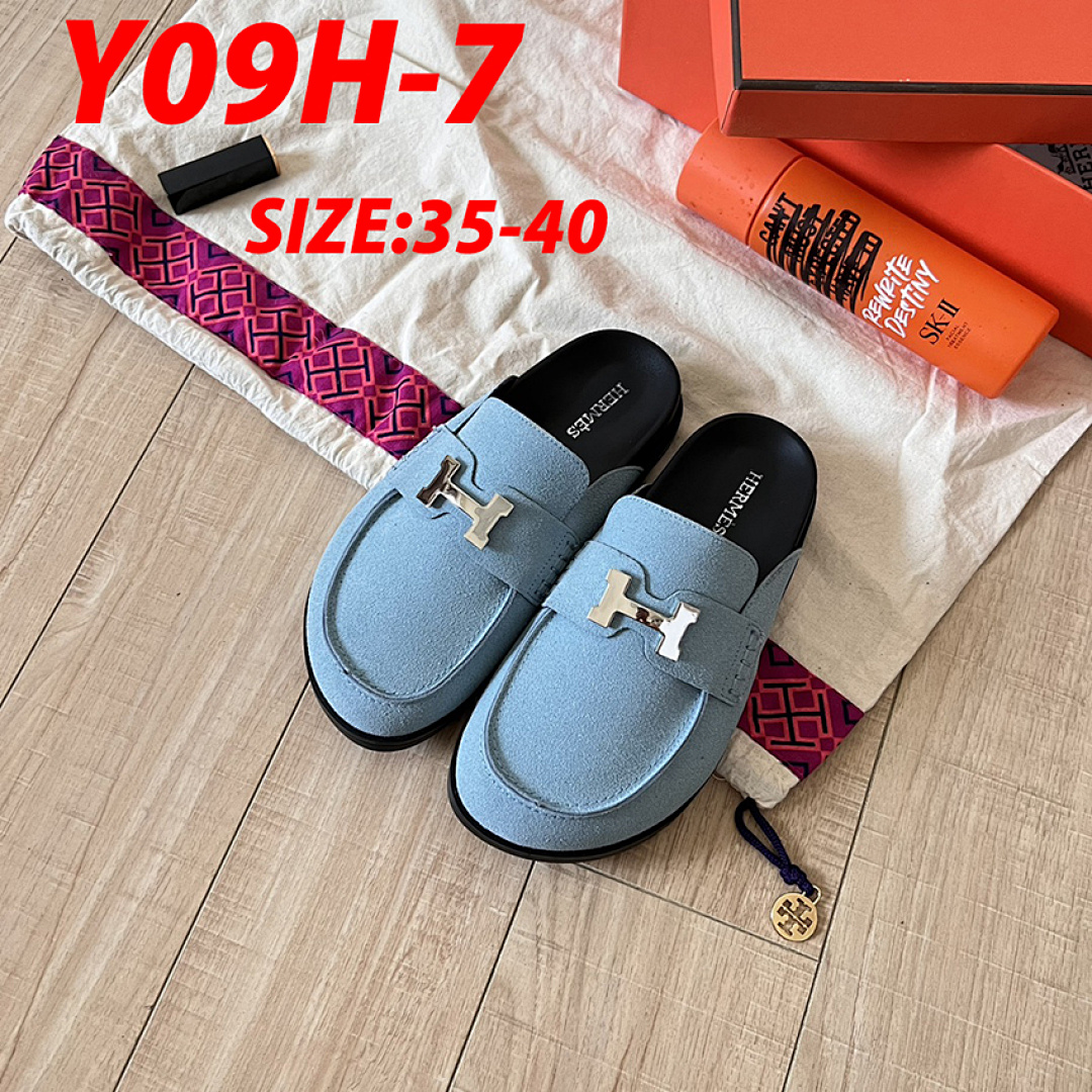 Hermès — נעלי בית · Y09H — תמונה 17