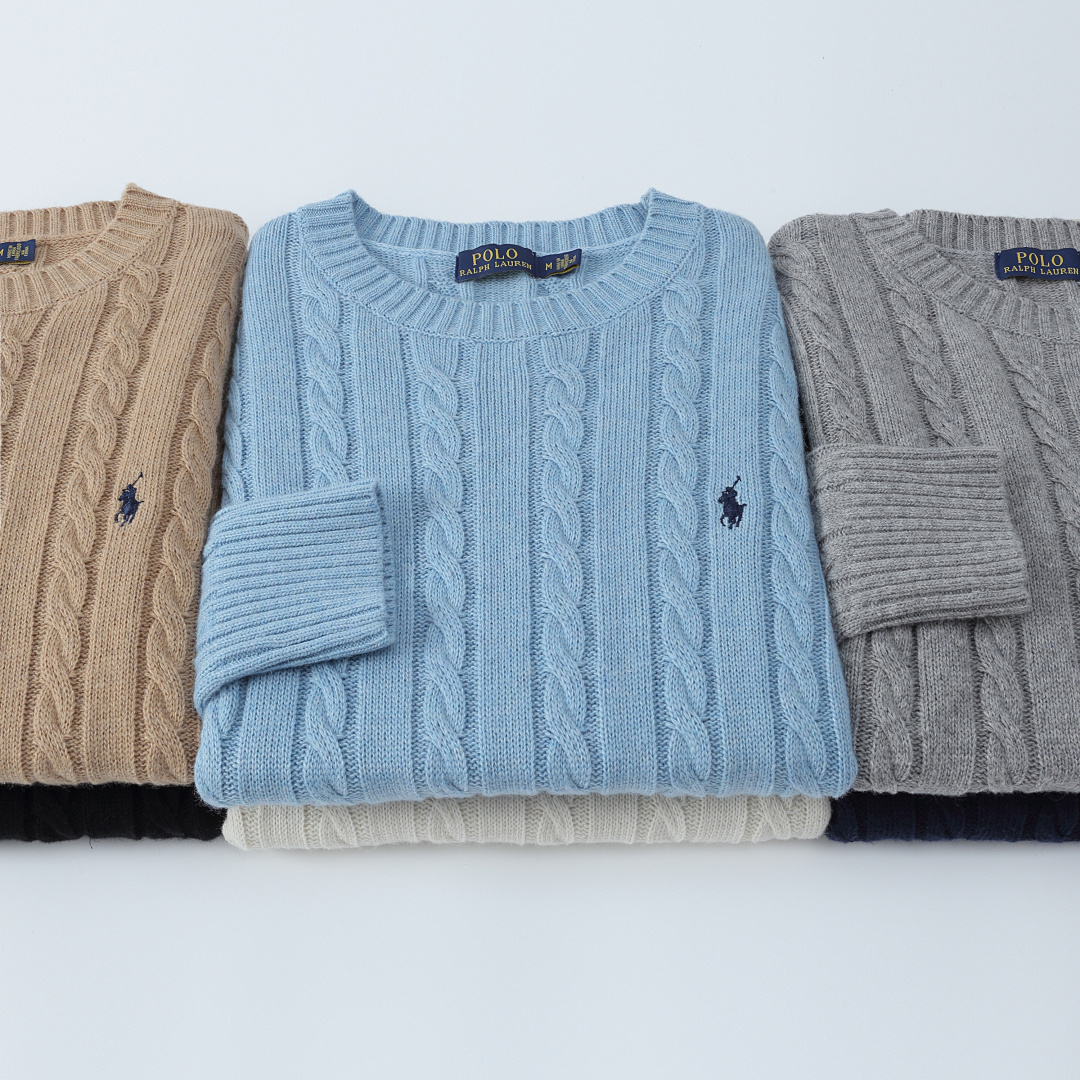 Ralph Lauren Cable-Knit Cotton Crewneck Sweater · TV41 — תמונה 17