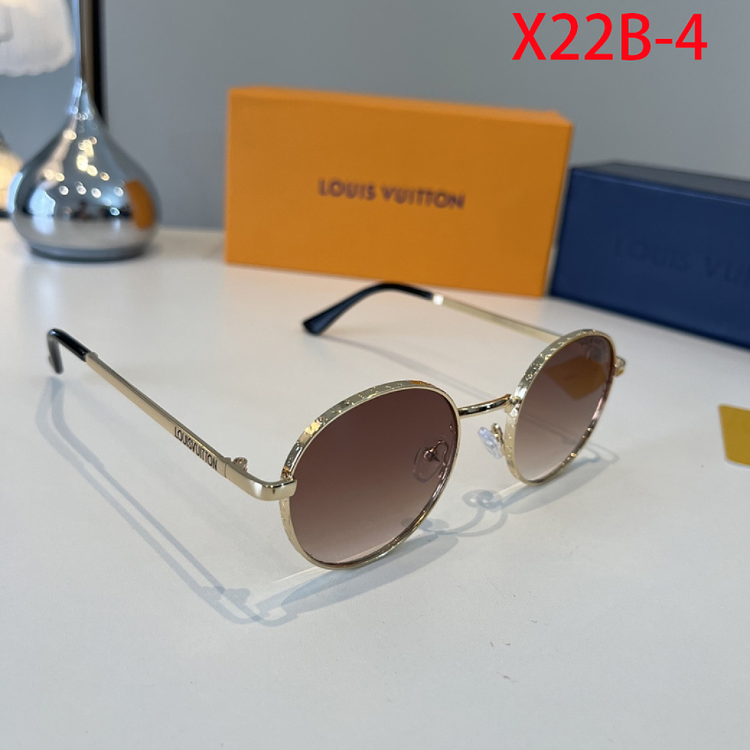 Louis Vuitton LV Script Metal Round Sunglasses · X22B — תמונה 12
