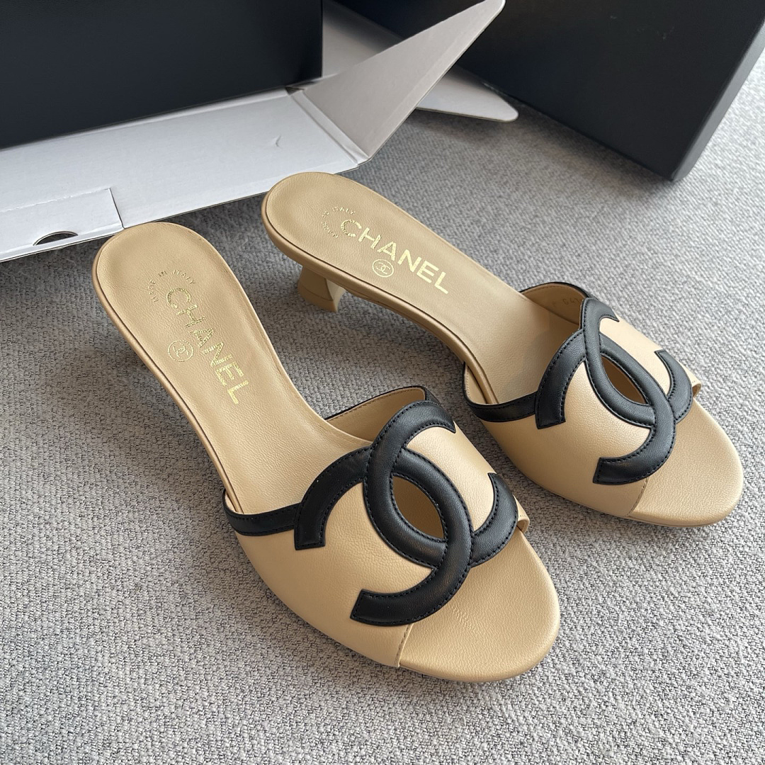 SS25 Chanel Kitty Heel Sandals 76$ — תמונה 9