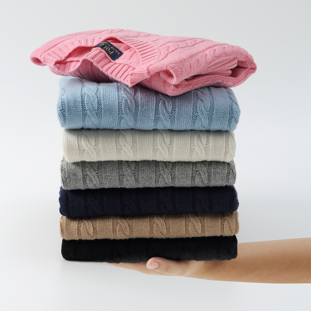 Ralph Lauren Cable-Knit Cotton Crewneck Sweater · TV41 — תמונה 18