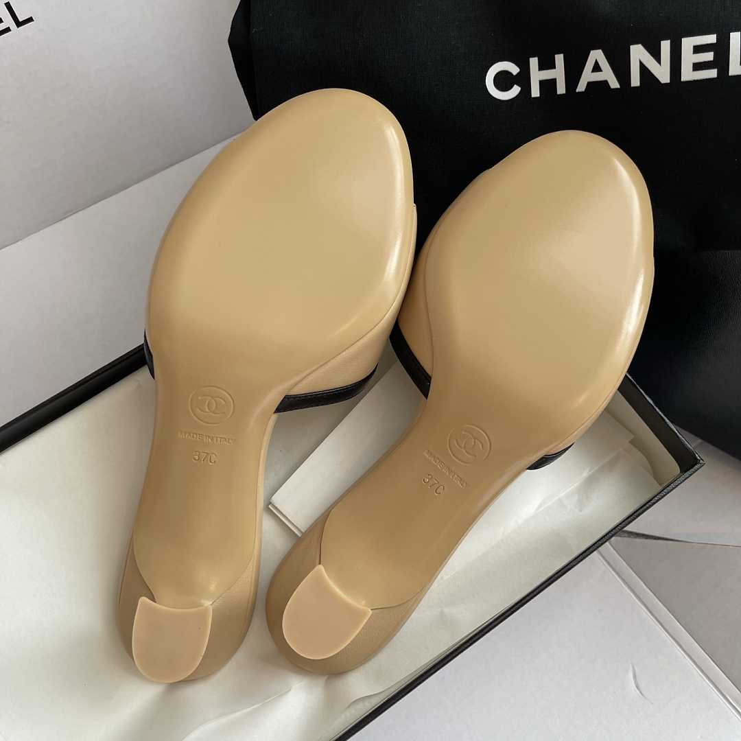 SS25 Chanel Kitty Heel Sandals 76$ — תמונה 3