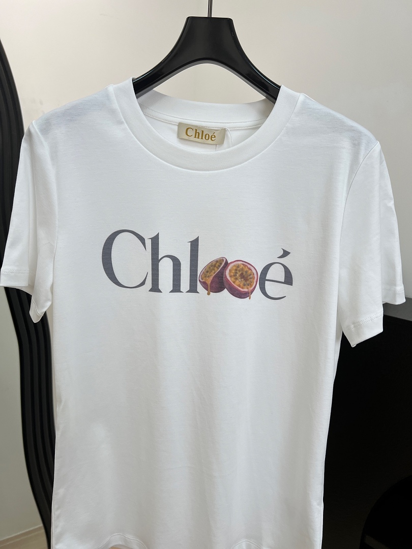 Chloe Baby Fit Logo T-shirt · C8H1 — תמונה 5