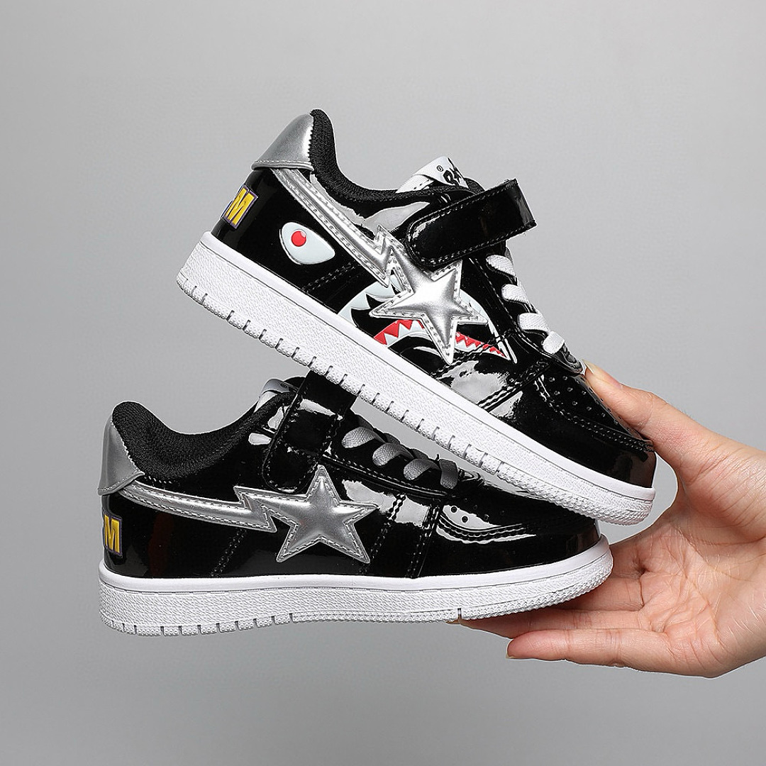 Bapesta Low Shark Face · VCXZ2 — תמונה 3