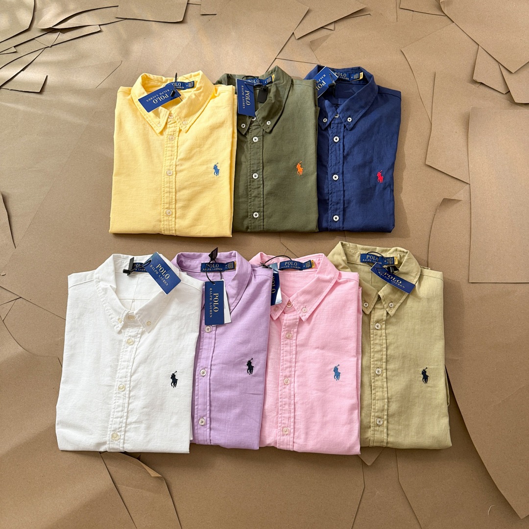 Ralph Lauren Classic Fit Linen Shirt · 46HSX — תמונה 15