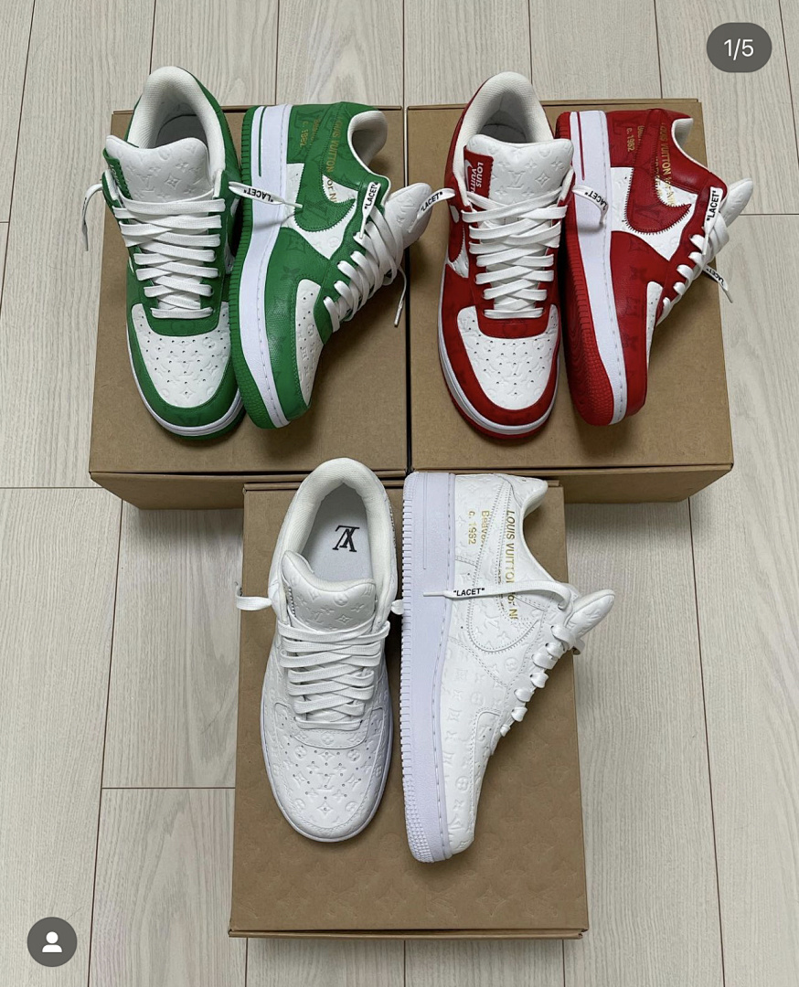 Louis Vuitton x Nike Air Force 1 Low · Y7N9 — תמונה 11