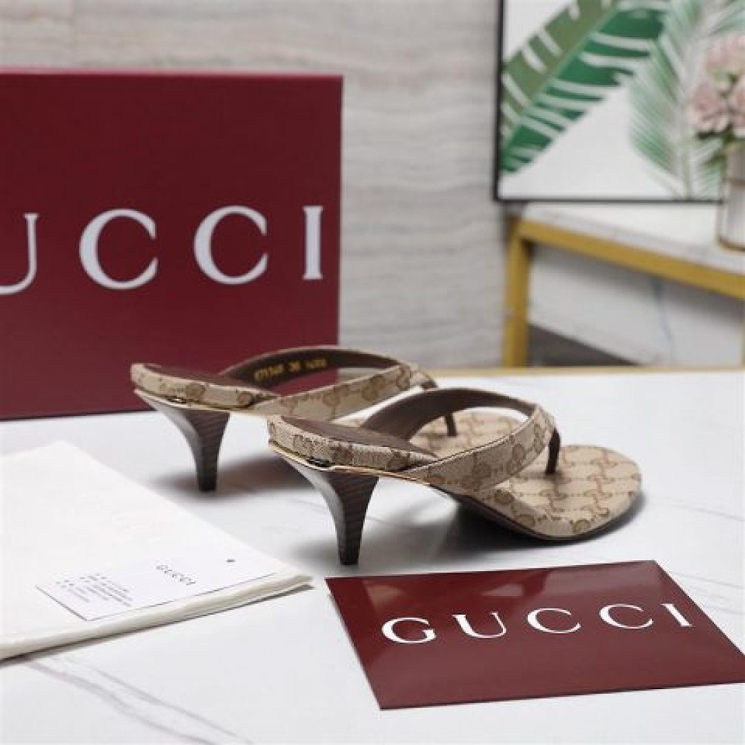 MZ59 Gucci high-heeled sandals $52 — תמונה 4