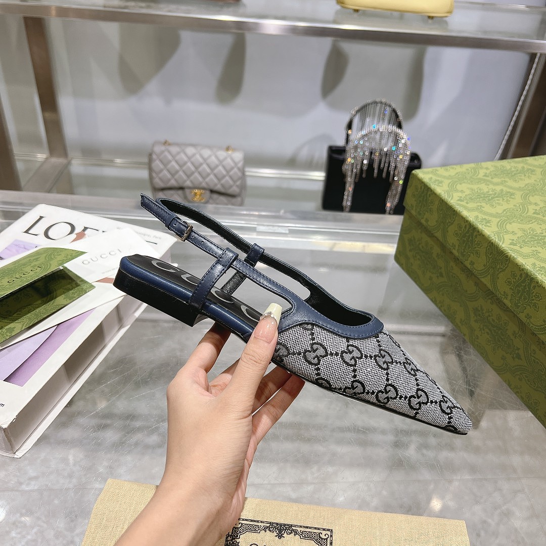 Gucci GG Canvas Slingback · SSS9 — תמונה 12