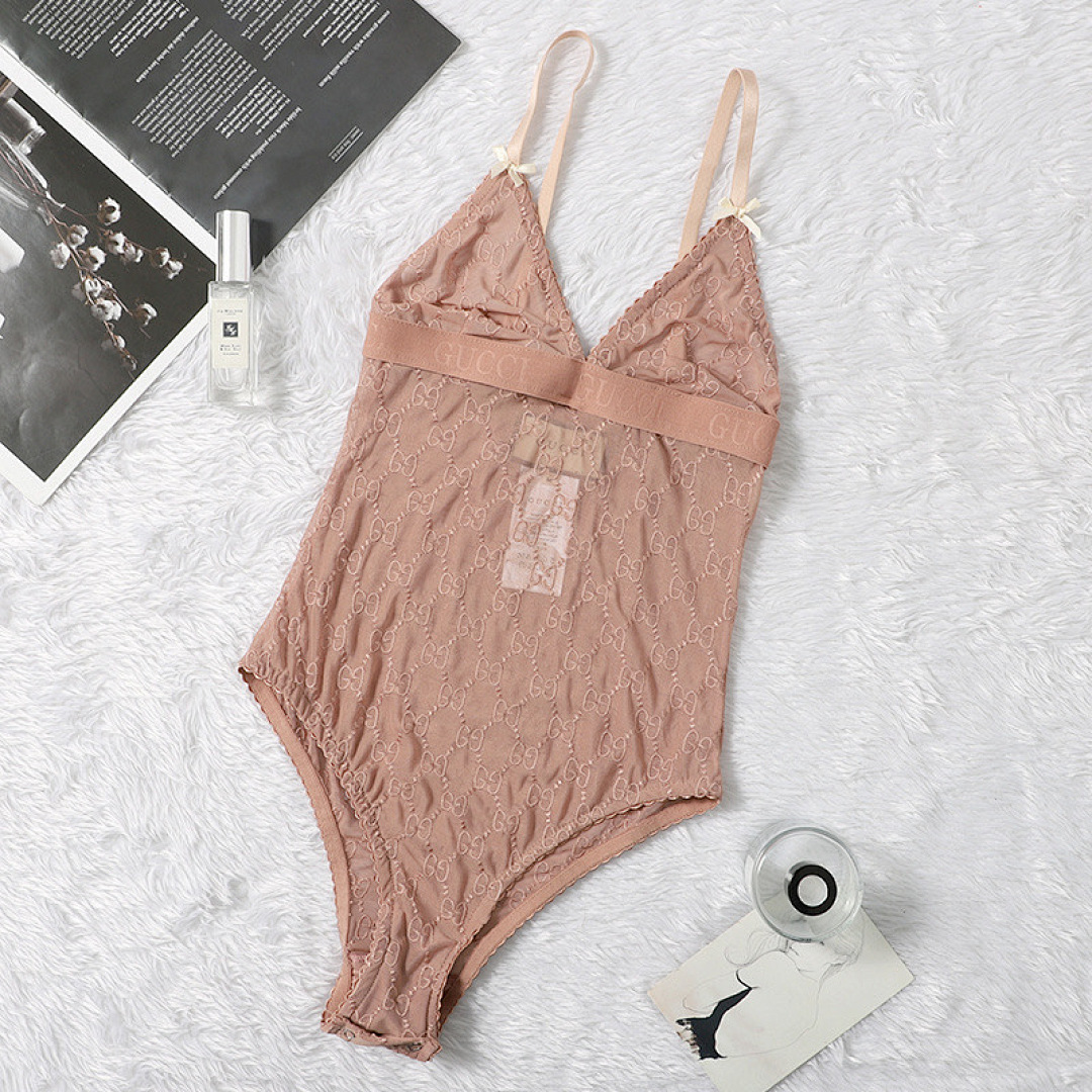 Gucci GG Tulle Bodysuit · J9F3 — תמונה 6