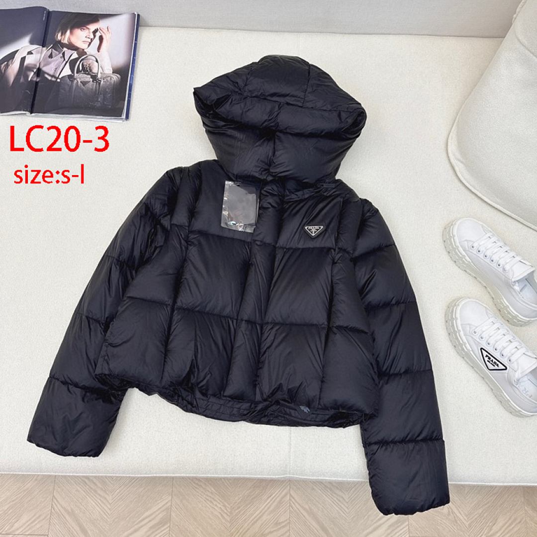 Prada Re-Nylon Convertible Cropped Down Jacket · LC20 — תמונה 11