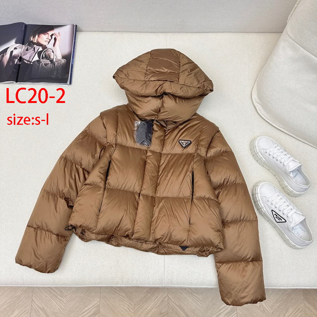 Prada Re-Nylon Convertible Cropped Down Jacket · LC20 — תמונה 12