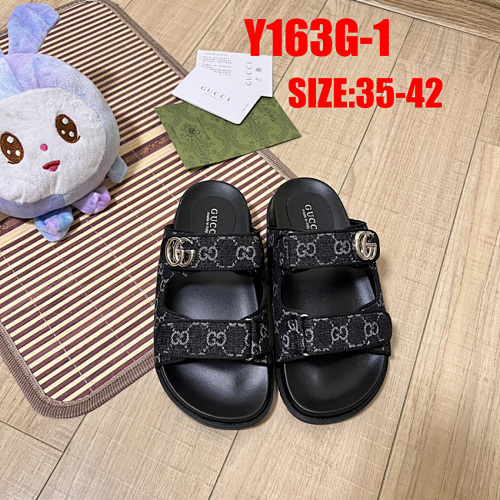 Gucci GG Denim Slide Sandal · Y163G