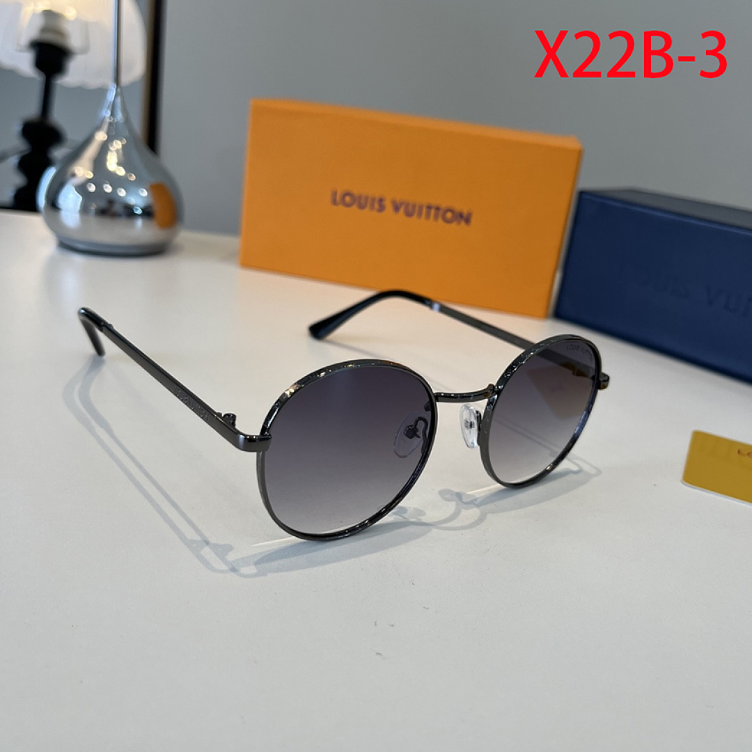 Louis Vuitton LV Script Metal Round Sunglasses · X22B — תמונה 13