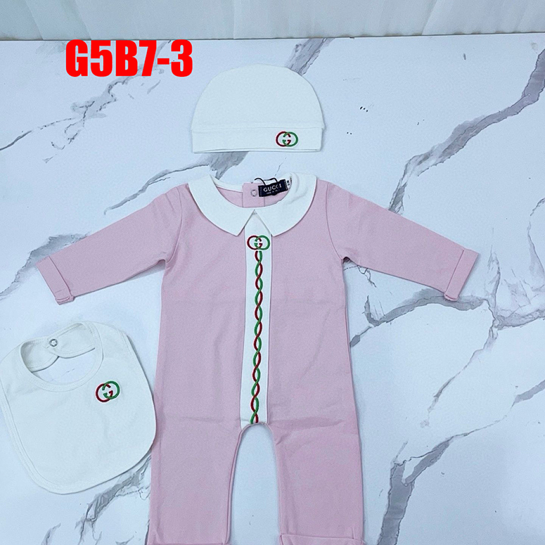 Gucci Baby cotton one-piece with Web · G5B7 — תמונה 27