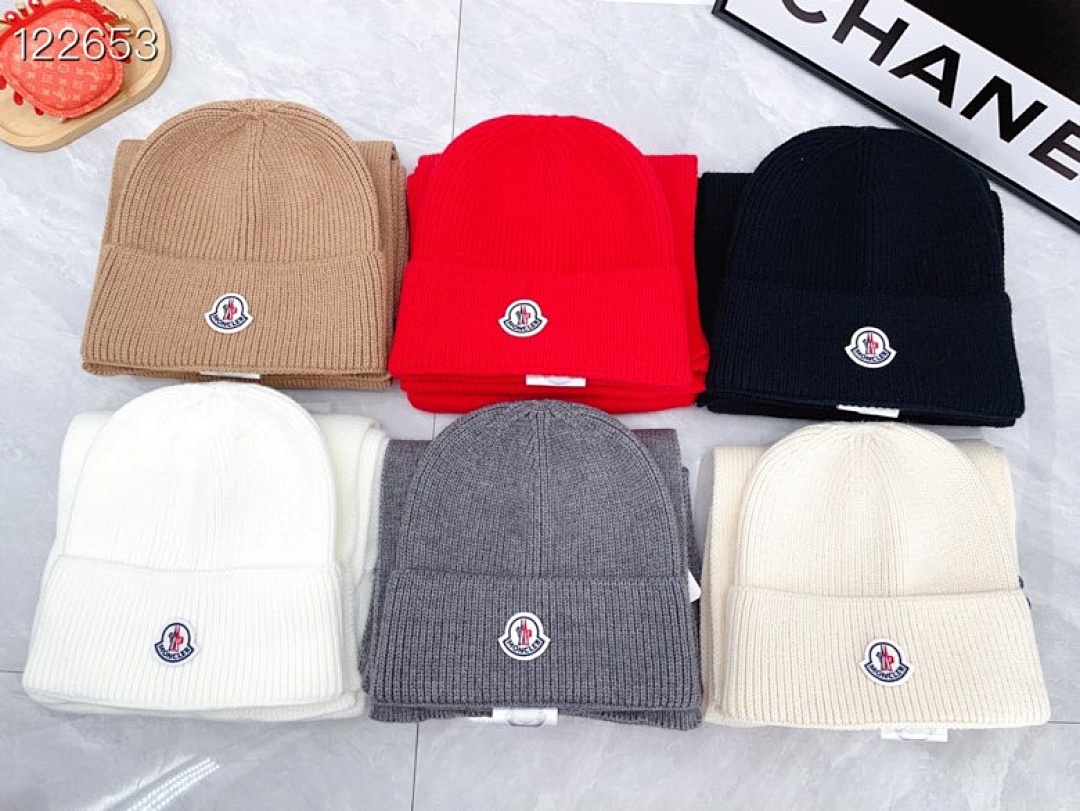 Moncler — כובע וצעיף · Y1J1 — תמונה 5